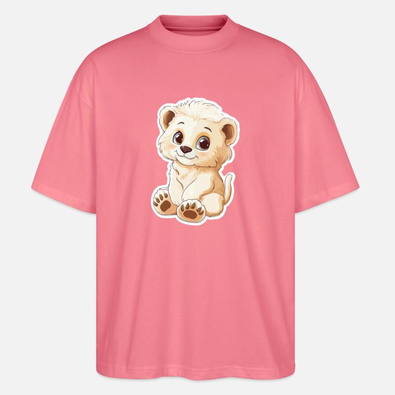 Löwe - Stanley/Stella Oversized Unisex Bio T-Shirt Blaster 2.0 - Pink 