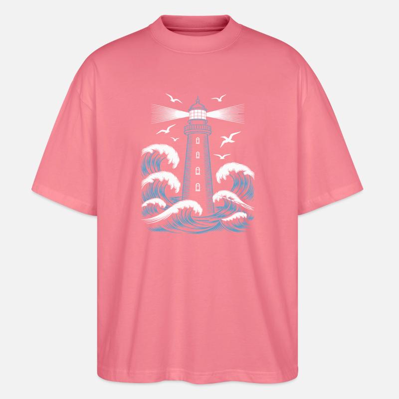 Leuchtturm - Stanley/Stella Oversized Unisex Bio T-Shirt Blaster 2.0 - Pink 