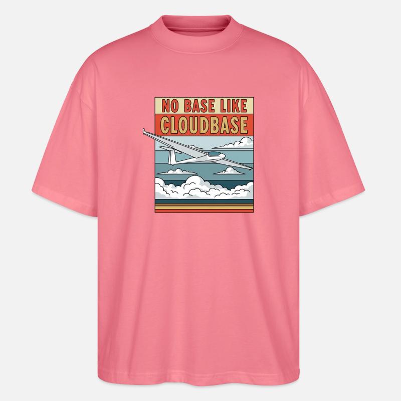 Pas de base comme Cloudbase - T-shirt bio Blaster 2.0 coupe oversize Stanley/Stella Unisexe - rose 