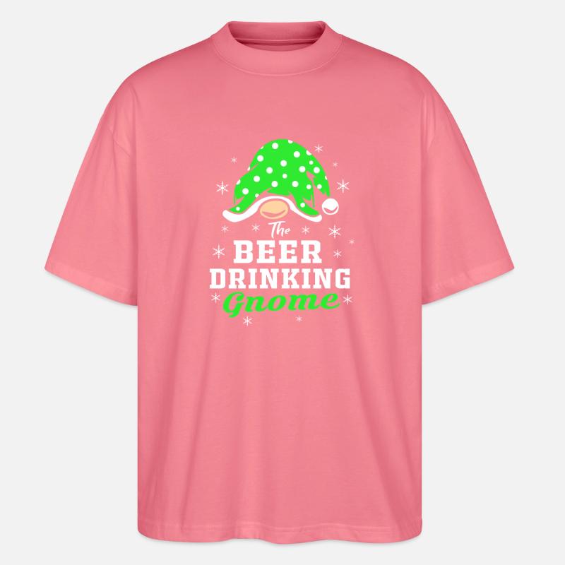 Gnom Bier - Stanley/Stella Oversized Unisex Bio T-Shirt Blaster 2.0 - Pink 