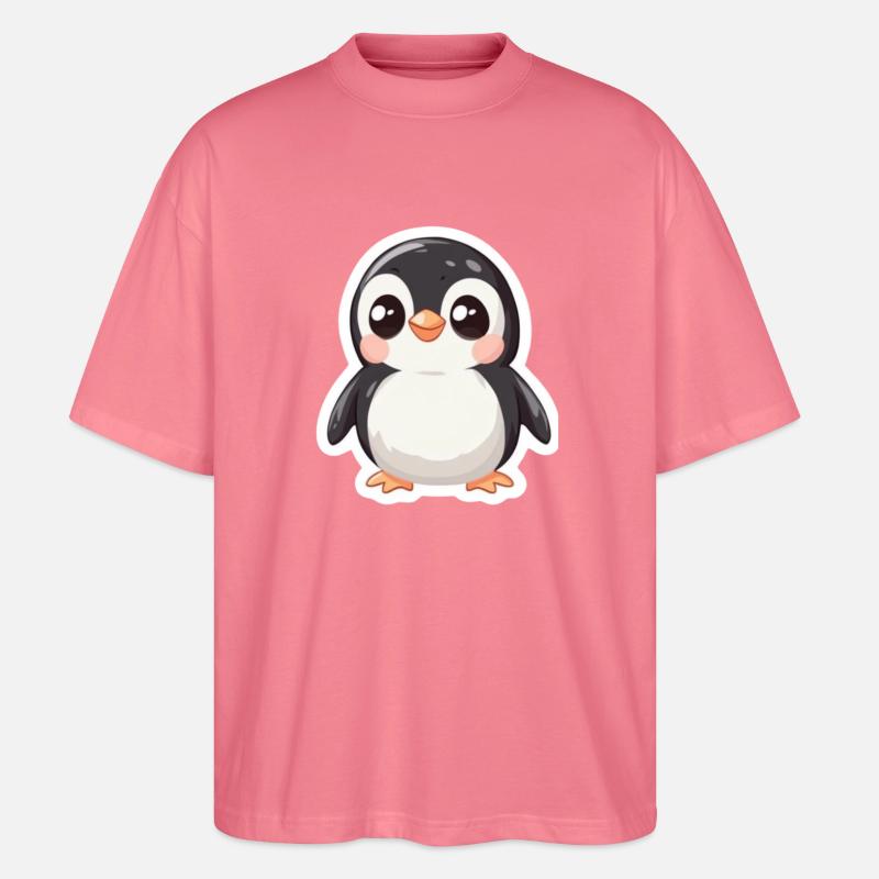 Pinguin - Stanley/Stella Oversized Unisex Bio T-Shirt Blaster 2.0 - Pink 