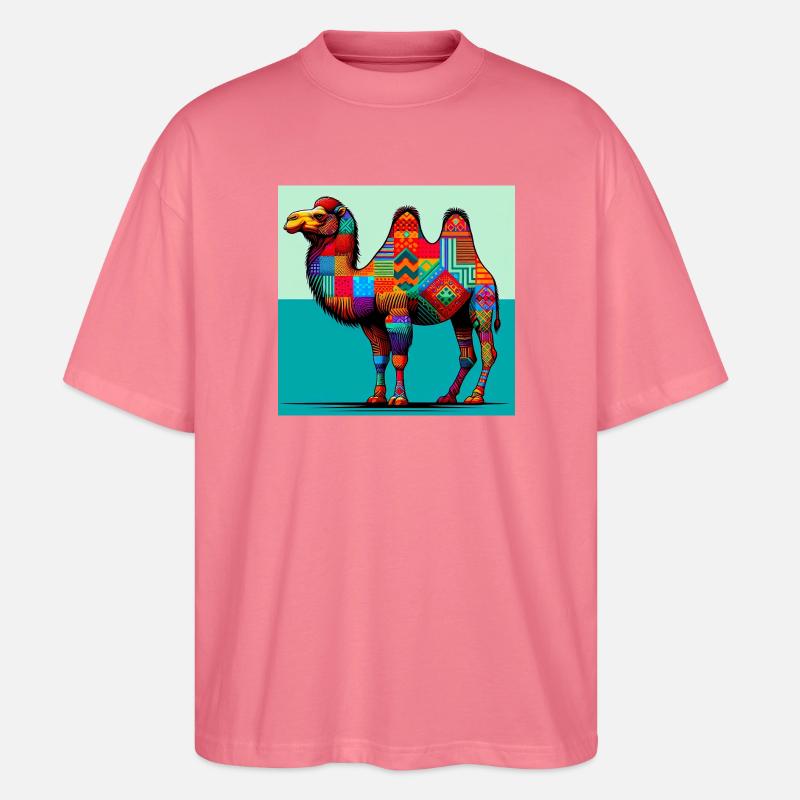 Kamel - Stanley/Stella Oversized Unisex Bio T-Shirt Blaster 2.0 - Pink 