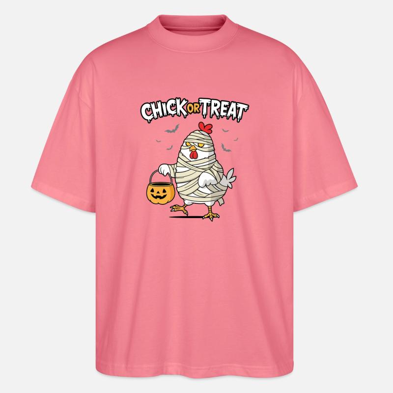 Küken oder Leckerli - Stanley/Stella Oversized Unisex Bio T-Shirt Blaster 2.0 - Pink 