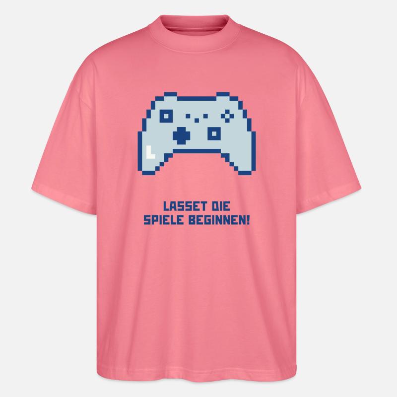 Que les jeux commencent - T-shirt bio Blaster 2.0 coupe oversize Stanley/Stella Unisexe - rose 