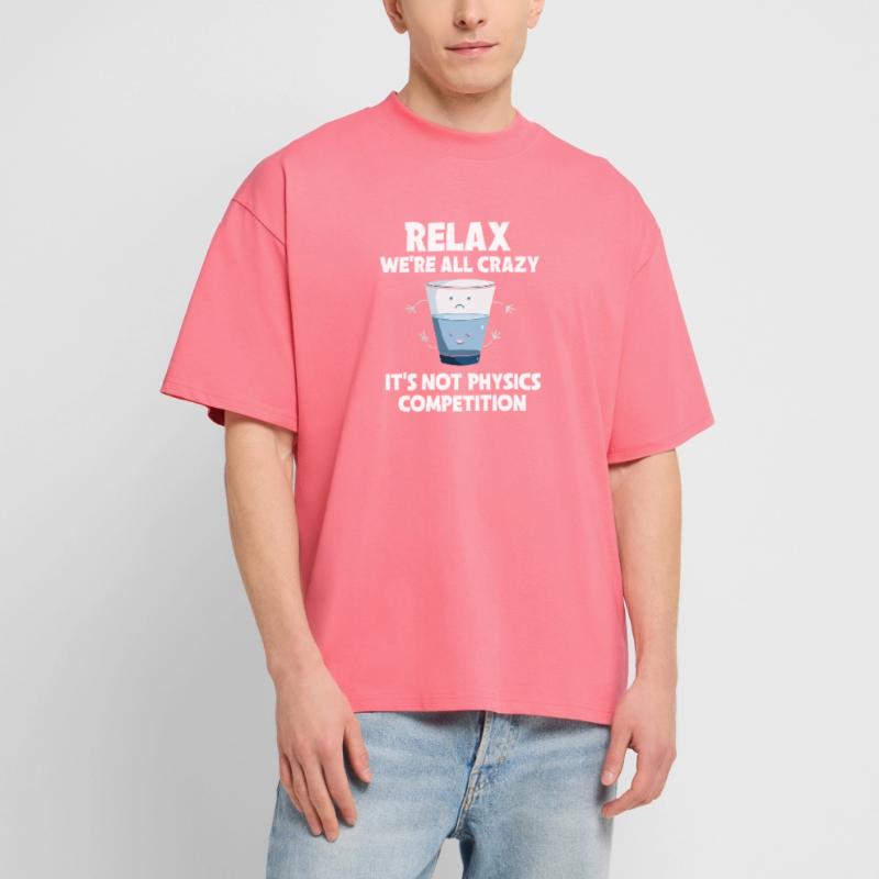 Physics Physicist Physics Student Physics Teacher Stanley/Stella Oversized Unisex Organic T-shirt Blaster 2.0