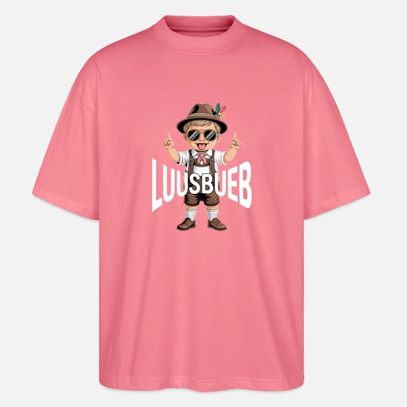 Luusbueb - Stanley/Stella Oversized Unisex Organic T-shirt Blaster 2.0 - pink joy 