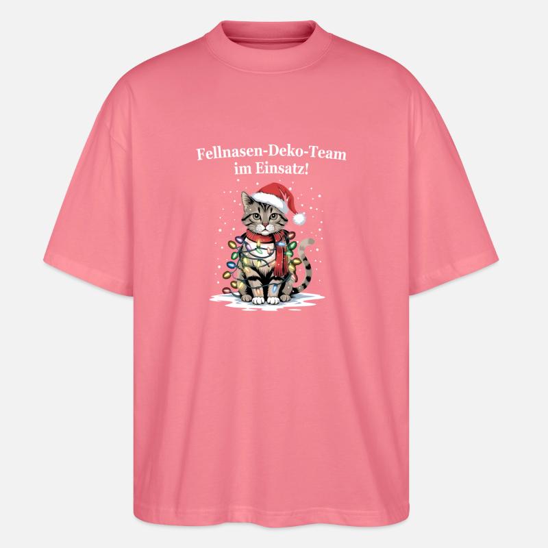 Fellnasen-Deko-Team im Einsatz! - Stanley/Stella Oversized Unisex Bio T-Shirt Blaster 2.0 - Pink