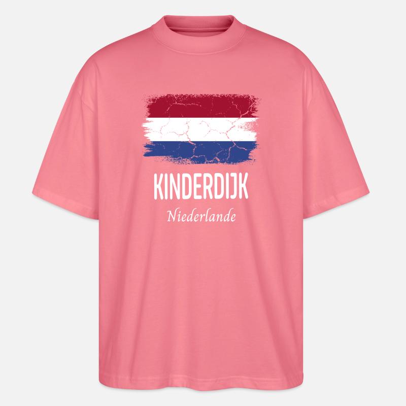 Kinderdijk - T-shirt bio Blaster 2.0 coupe oversize Stanley/Stella Unisexe - rose 