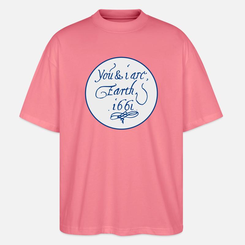 Du und ich sind Erde 1661 - Stanley/Stella Oversized Unisex Bio T-Shirt Blaster 2.0 - Pink