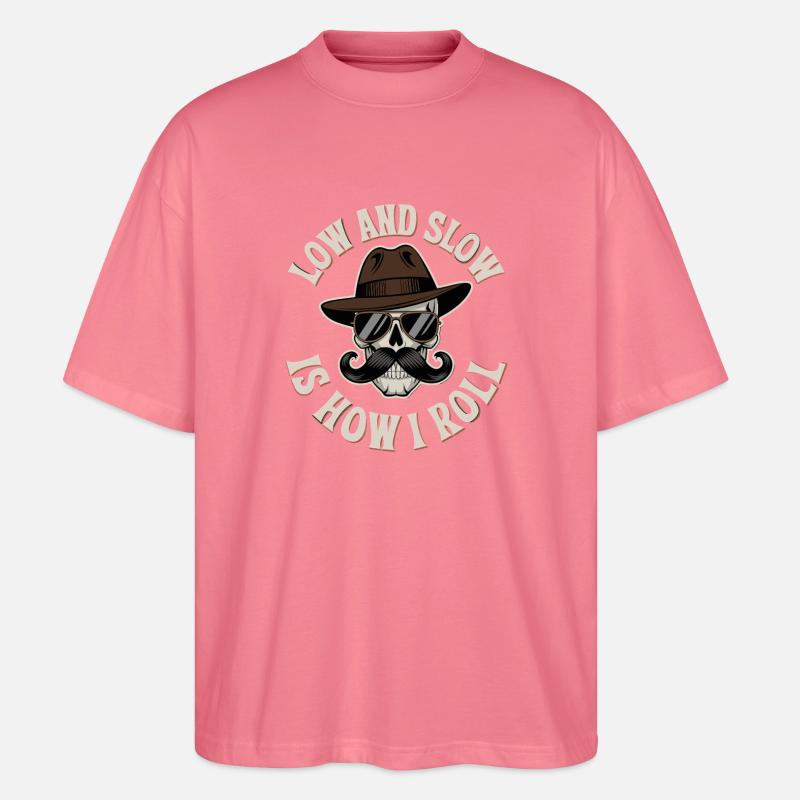 Low and Slow Strassen Stil - Stanley/Stella Oversized Unisex Bio T-Shirt Blaster 2.0 - Pink