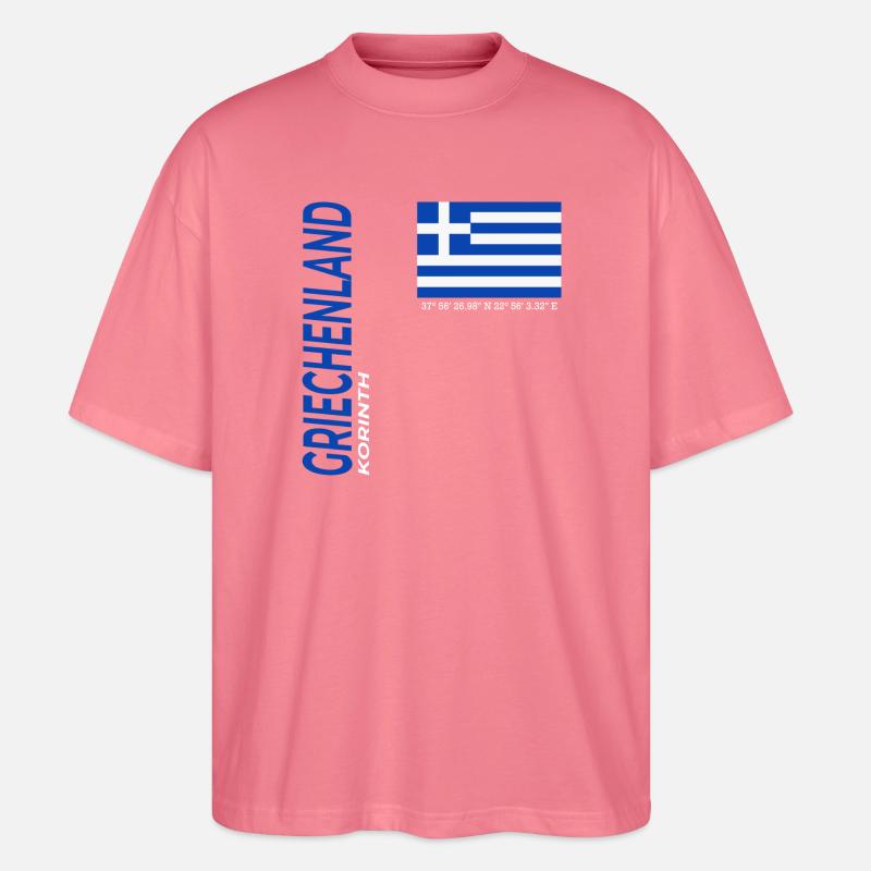 Corinth - Stanley/Stella Oversized Unisex Organic T-shirt Blaster 2.0 - pink joy 