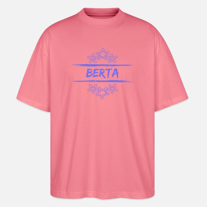 Berta Berta - Stanley/Stella Oversized Unisex Bio T-Shirt Blaster 2.0 - Pink 