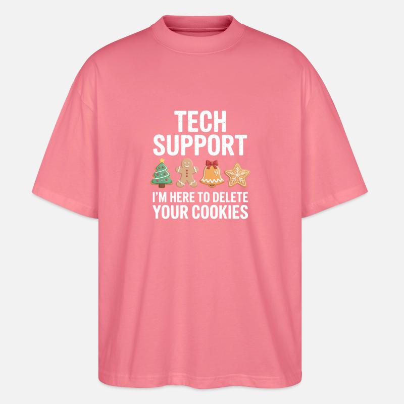 Technische Support-Cookie-Löschung - Stanley/Stella Oversized Unisex Bio T-Shirt Blaster 2.0 - Pink 