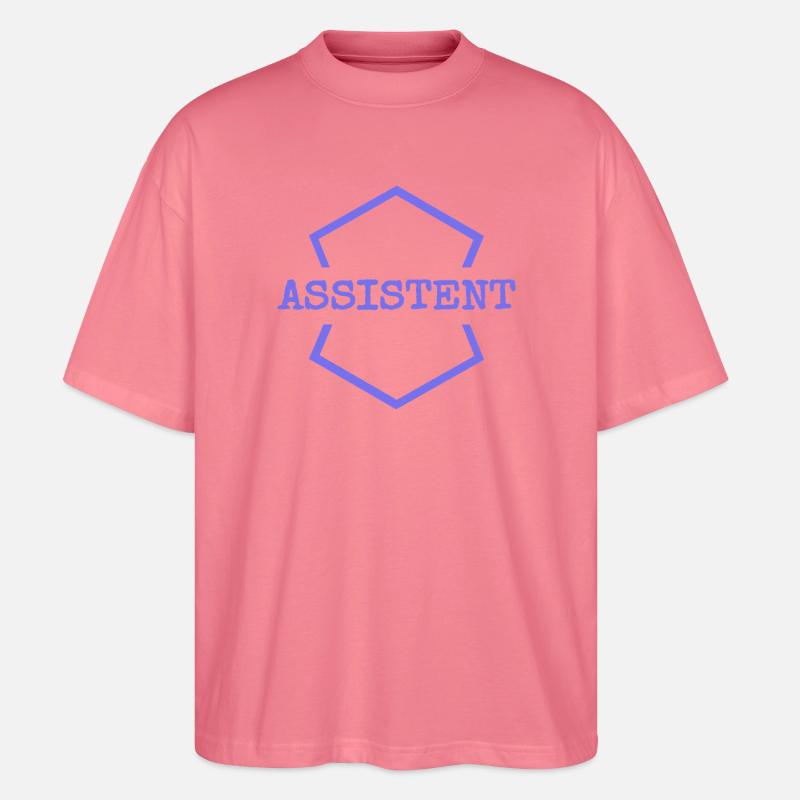 Arbeit Assistent - Stanley/Stella Oversized Unisex Bio T-Shirt Blaster 2.0 - Pink 