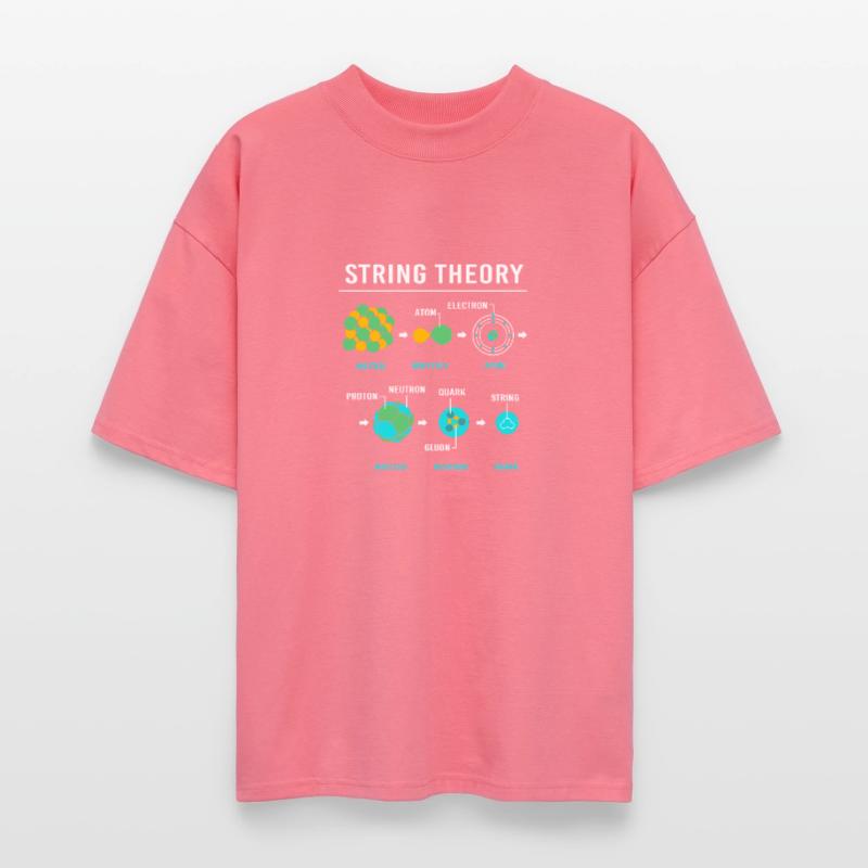 Quantum Physics Quantum Physics Quantum Leap Stanley/Stella Oversized Unisex Organic T-shirt Blaster 2.0