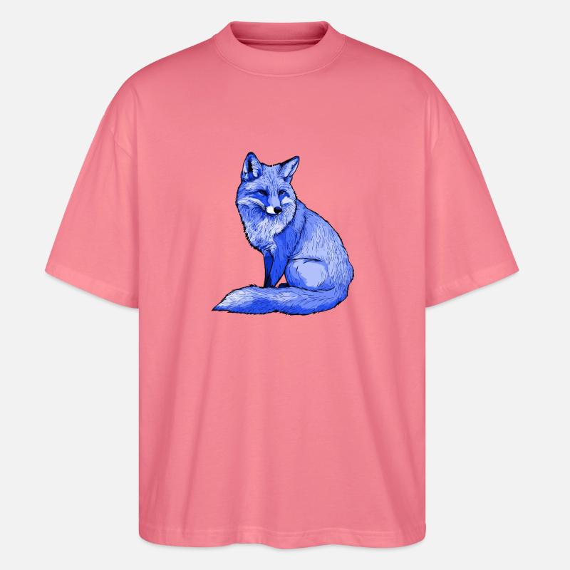 Fuchs Polarfuchs - Stanley/Stella Oversized Unisex Bio T-Shirt Blaster 2.0 - Pink 