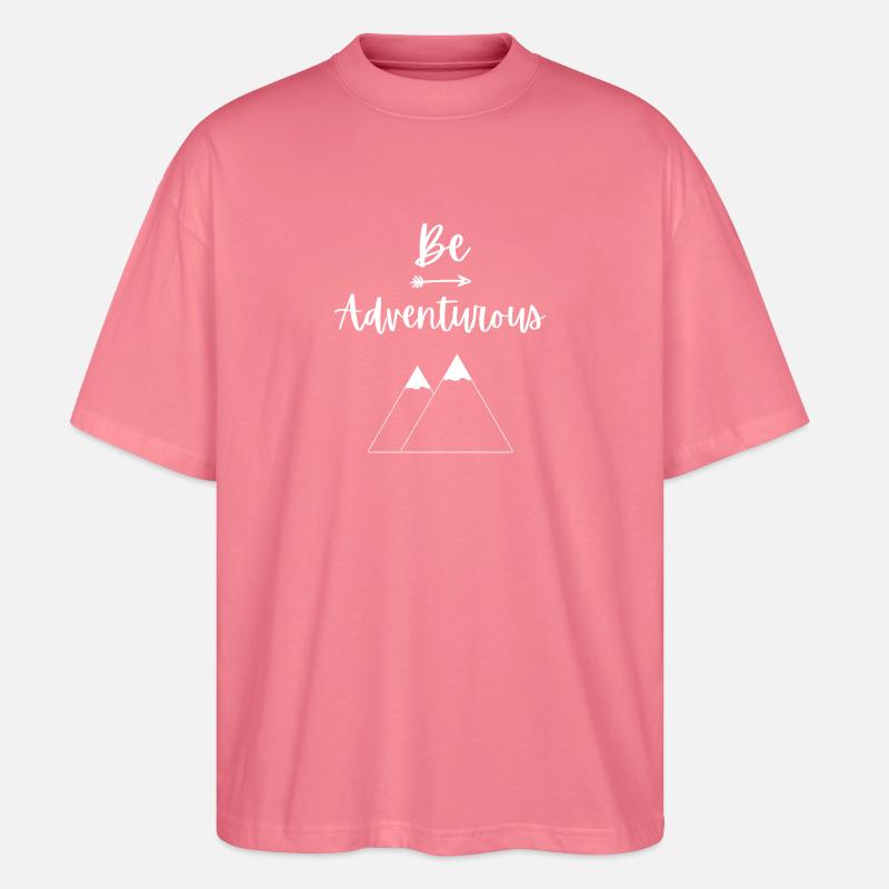 Sei abenteuerlustig - Stanley/Stella Oversized Unisex Bio T-Shirt Blaster 2.0 - Pink