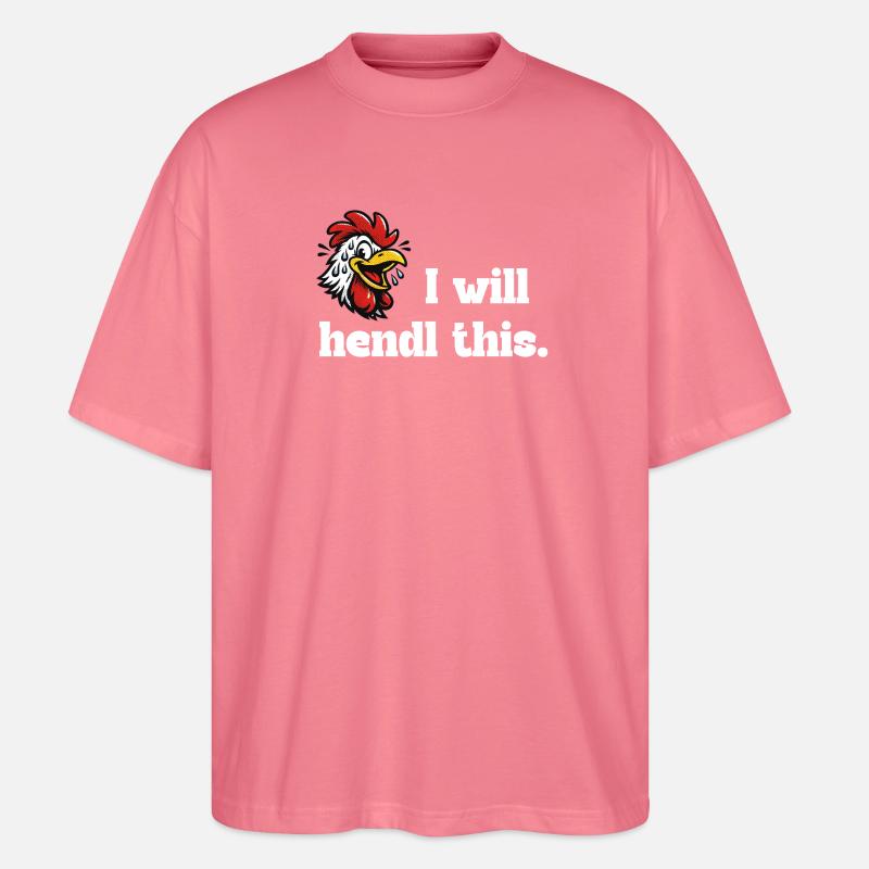Wütendes Küken – I will end this. - Stanley/Stella Oversized Unisex Bio T-Shirt Blaster 2.0 - Pink 