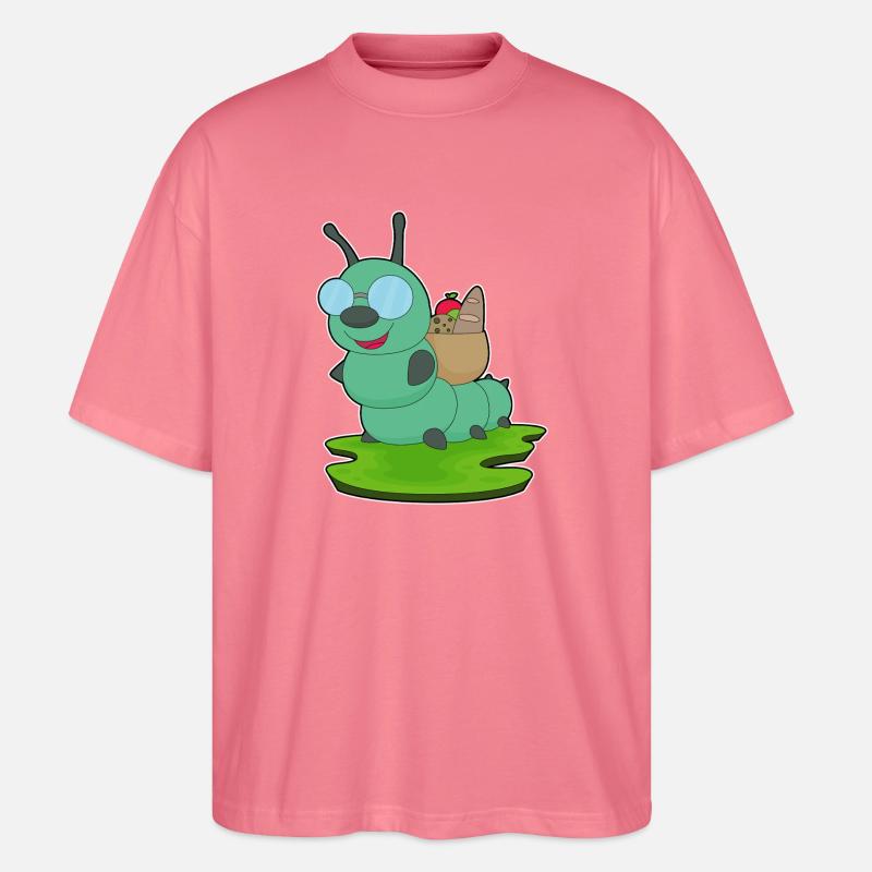 Raupe Lebensmittel - Stanley/Stella Oversized Unisex Bio T-Shirt Blaster 2.0 - Pink 