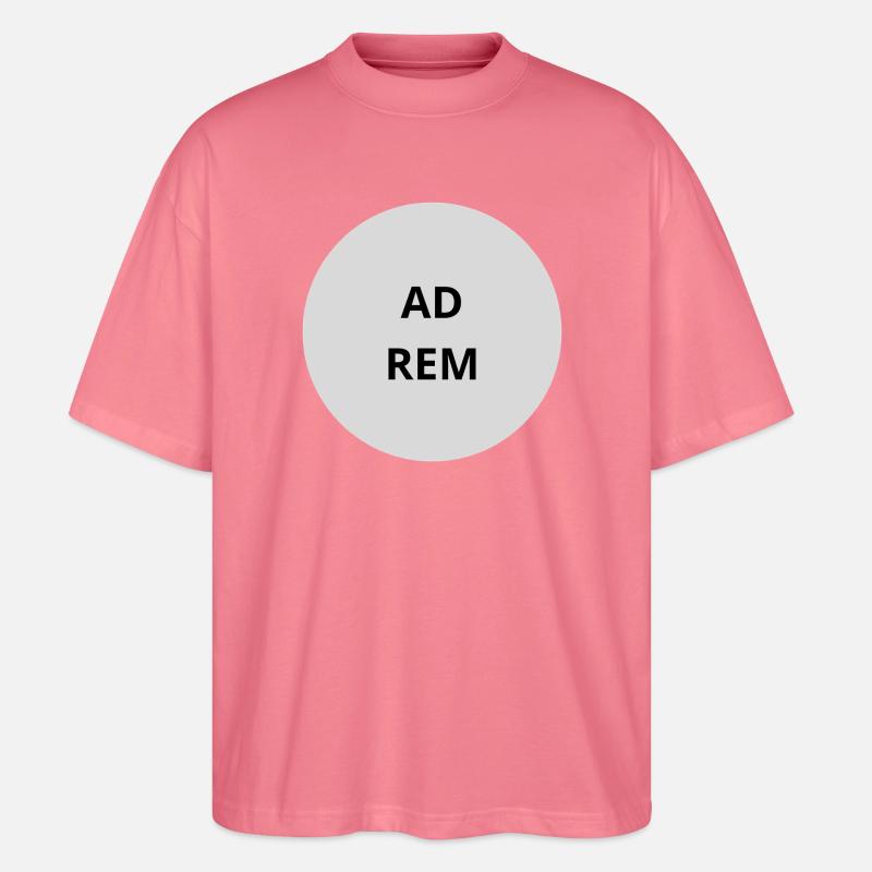 Text des Graukreis-Emblems - Stanley/Stella Oversized Unisex Bio T-Shirt Blaster 2.0 - Pink 