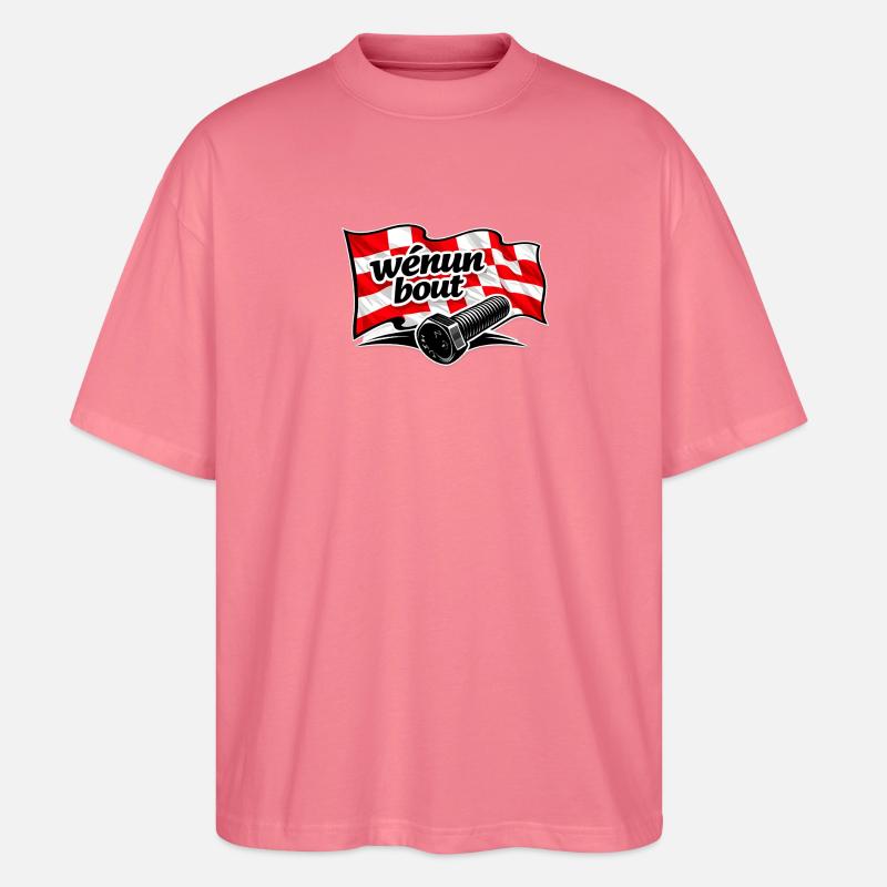 Wè Nun Bout - Stanley/Stella Oversized Unisex Bio T-Shirt Blaster 2.0 - Pink