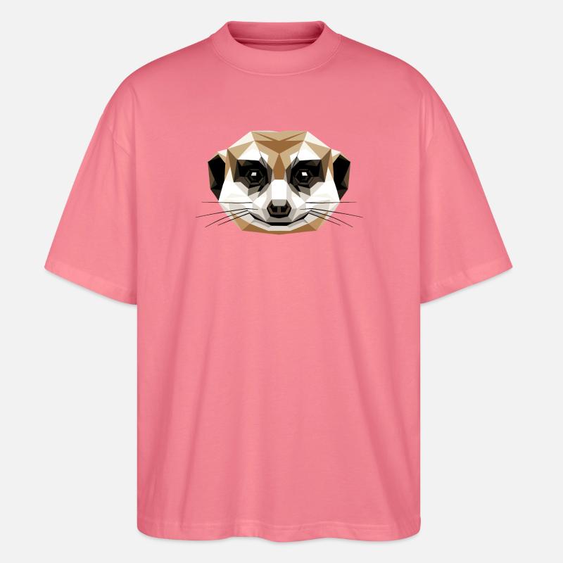Suricate Suricate Douce Mangouste Suricate - T-shirt bio Blaster 2.0 coupe oversize Stanley/Stella Unisexe - rose 