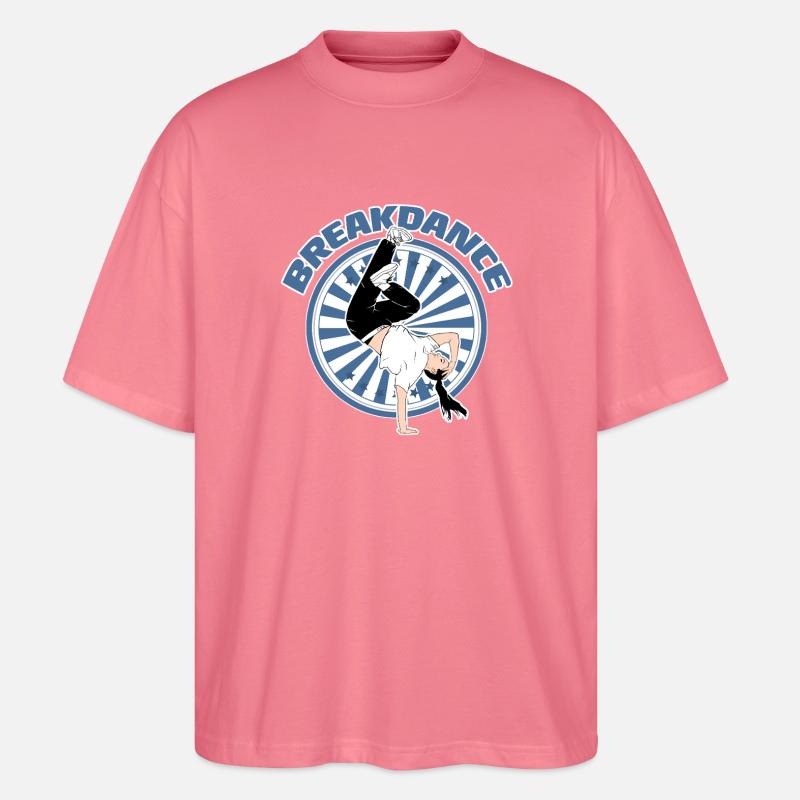 Breakdance  - Stanley/Stella Oversized Unisex Bio T-Shirt Blaster 2.0 - Pink 