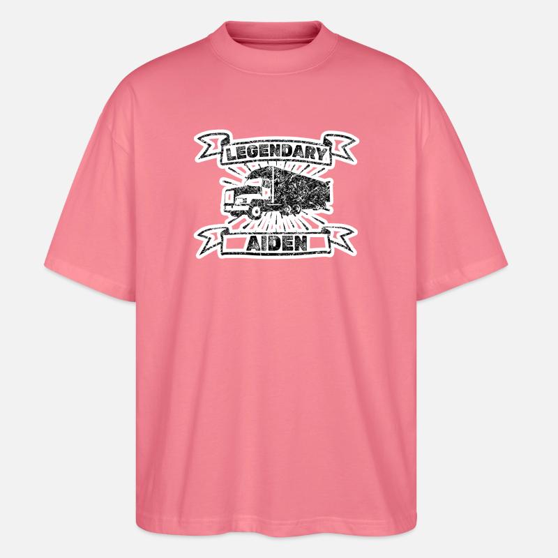 Brummi Aiden - Stanley/Stella Oversized Unisex Bio T-Shirt Blaster 2.0 - Pink 