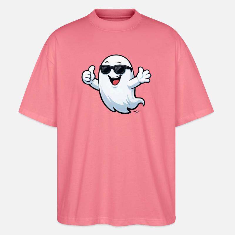 Sonnengeist mit Sonnenbrille - Stanley/Stella Oversized Unisex Bio T-Shirt Blaster 2.0 - Pink 
