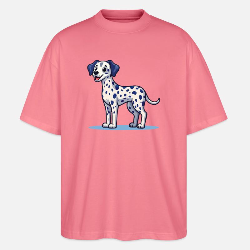 Dalmatiner (Comic) - Stanley/Stella Oversized Unisex Bio T-Shirt Blaster 2.0 - Pink 