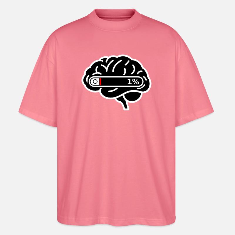 Brain_Loading_1 _Digital_Burnout - T-shirt bio Blaster 2.0 coupe oversize Stanley/Stella Unisexe - rose 