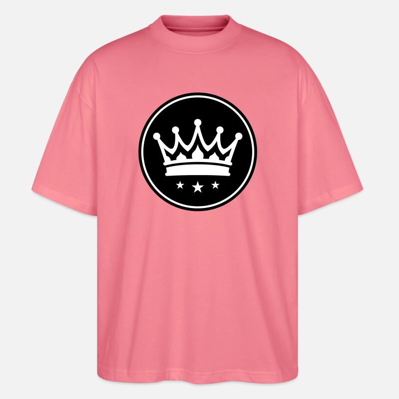 Krone Symbol - Stanley/Stella Oversized Unisex Bio T-Shirt Blaster 2.0 - Pink 