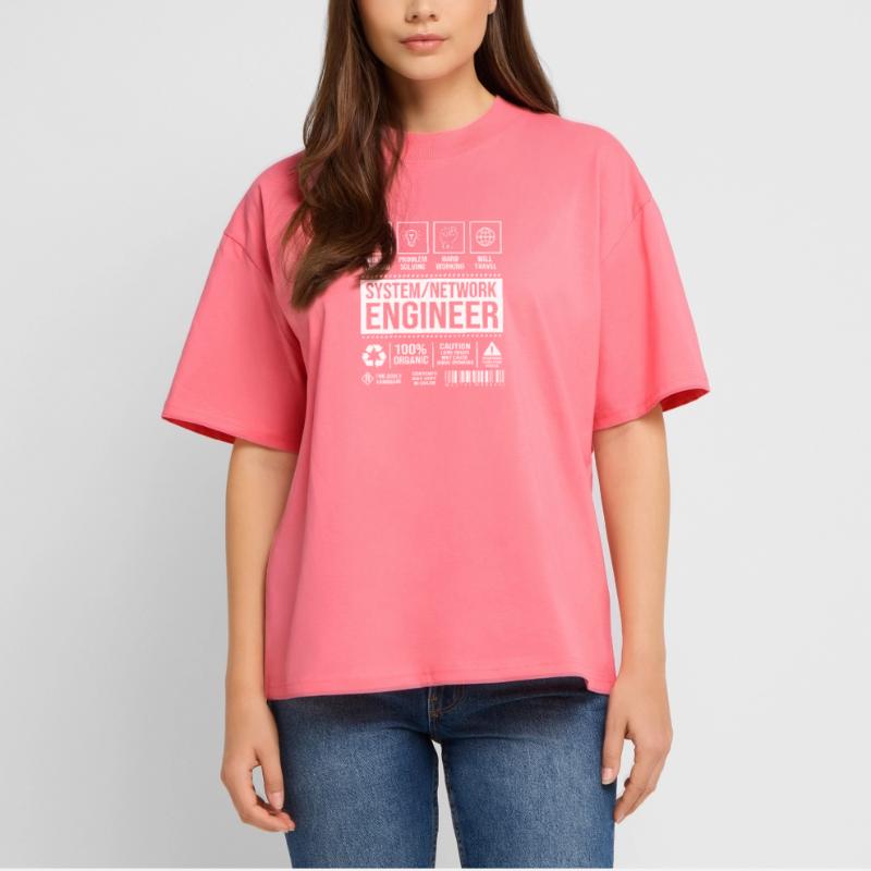 Network Computer Scientist Programmer Admin Stanley/Stella Oversized Unisex Organic T-shirt Blaster 2.0