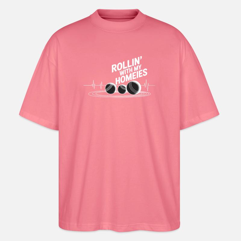 Boccia King Passion de Précision - T-shirt bio Blaster 2.0 coupe oversize Stanley/Stella Unisexe - rose 