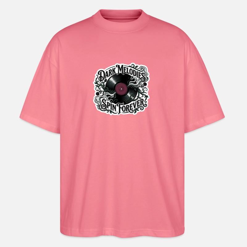 Dark Melodies Spin Forever - Stanley/Stella Oversized Unisex Organic T-shirt Blaster 2.0 - pink joy 