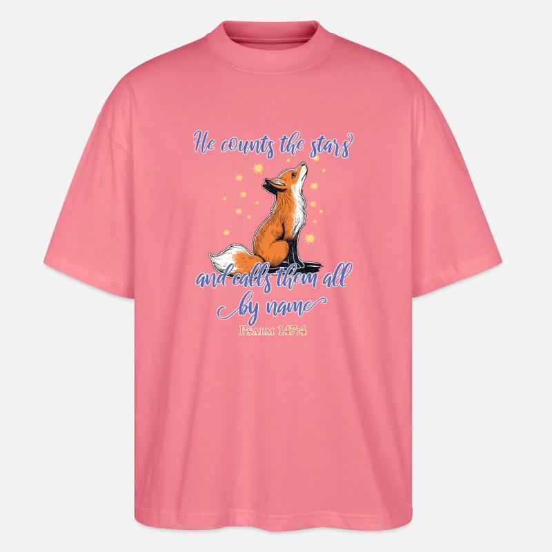 Fuchs Christlich - Stanley/Stella Oversized Unisex Bio T-Shirt Blaster 2.0 - Pink 