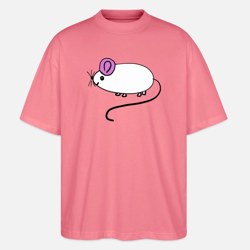 Bébé des rats rats rats rongeurs - T-shirt bio Blaster 2.0 coupe oversize Stanley/Stella Unisexe - rose 