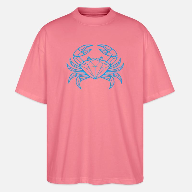 Krebs – Schutz & Stärke - Stanley/Stella Oversized Unisex Bio T-Shirt Blaster 2.0 - Pink 