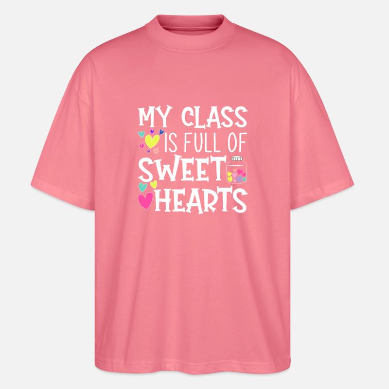 Lieblinge im Klassenzimmer - Stanley/Stella Oversized Unisex Bio T-Shirt Blaster 2.0 - Pink 