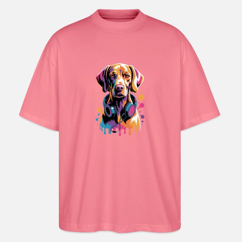 Viszla - Stanley/Stella Oversized Unisex Bio T-Shirt Blaster 2.0 - Pink