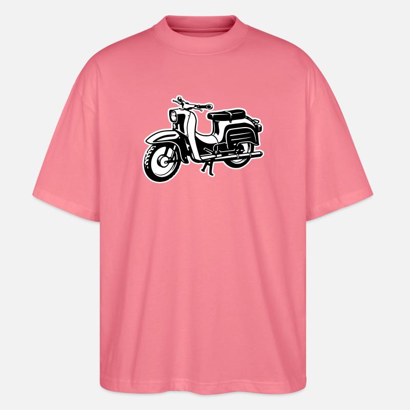 Schwalbe - zweifarbig - Stanley/Stella Oversized Unisex Bio T-Shirt Blaster 2.0 - Pink