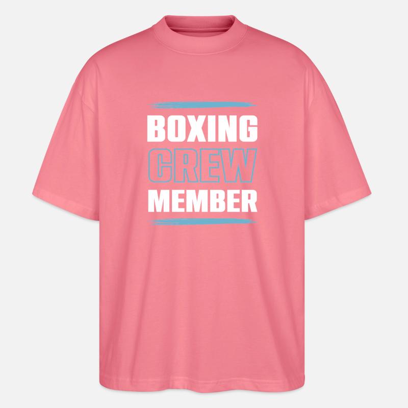 Équipe de boxe - T-shirt bio Blaster 2.0 coupe oversize Stanley/Stella Unisexe - rose 