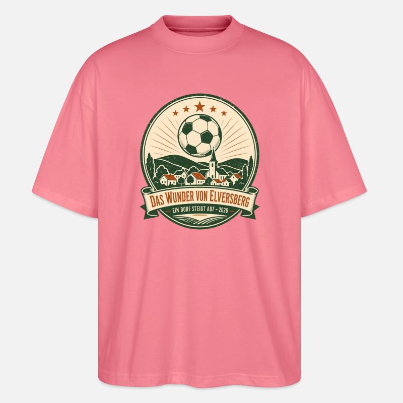 Das Wunder von Elversberg - Stanley/Stella Oversized Unisex Bio T-Shirt Blaster 2.0 - Pink