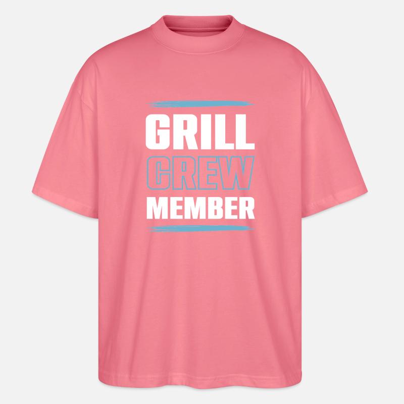Grill Crew - Stanley/Stella Oversized Unisex Bio T-Shirt Blaster 2.0 - Pink 