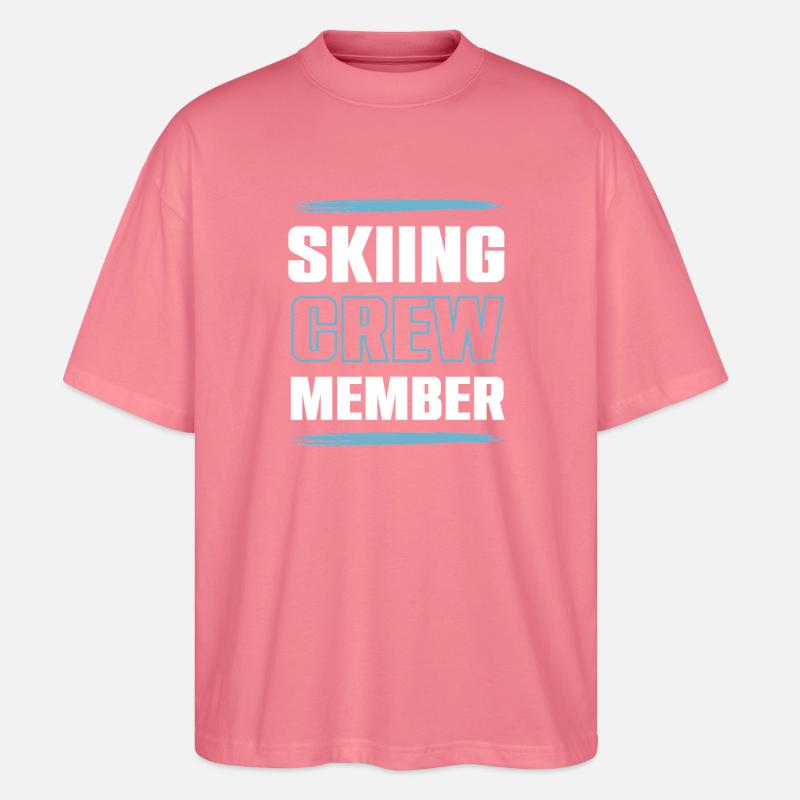 Équipe de ski - T-shirt bio Blaster 2.0 coupe oversize Stanley/Stella Unisexe - rose