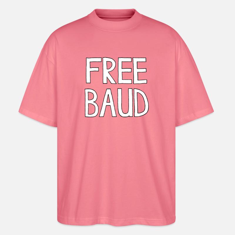 BAUD LIBRE - T-shirt bio Blaster 2.0 coupe oversize Stanley/Stella Unisexe - rose 