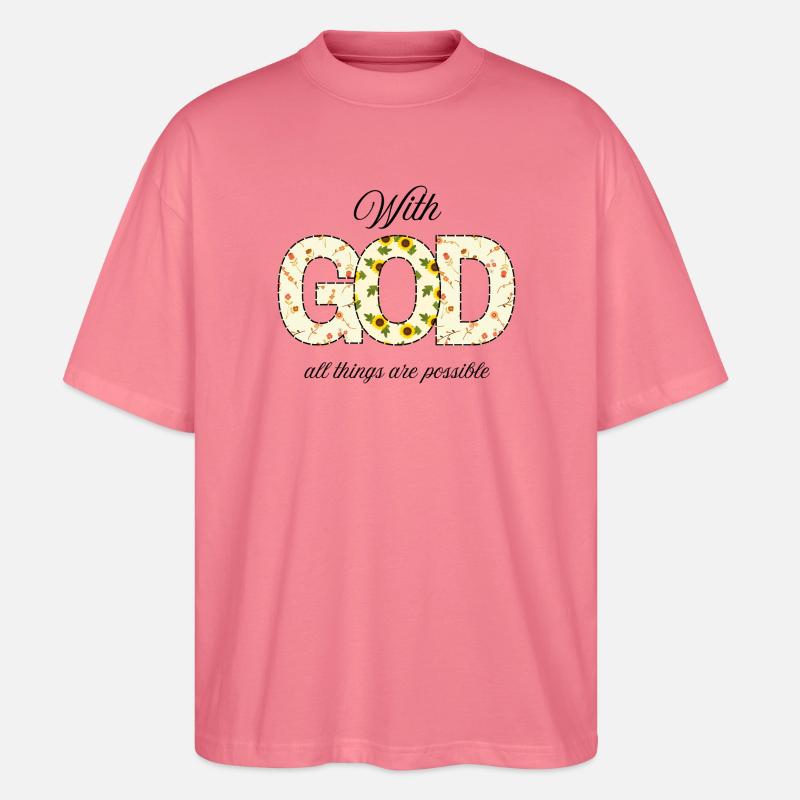 DIEU - T-shirt bio Blaster 2.0 coupe oversize Stanley/Stella Unisexe - rose 