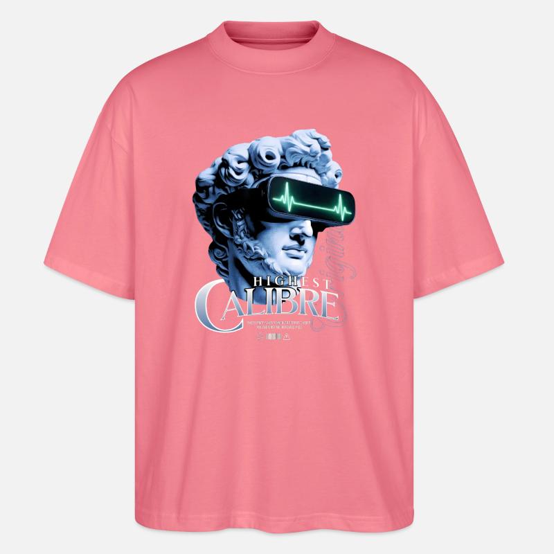 Statue VR de plus haut calibre - T-shirt bio Blaster 2.0 coupe oversize Stanley/Stella Unisexe - rose 