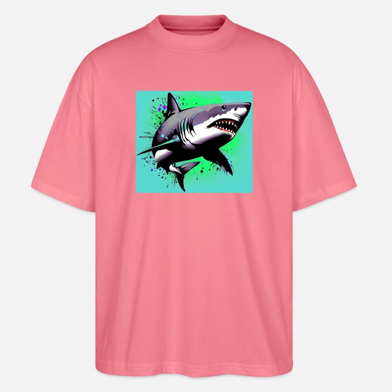 Requin - T-shirt bio Blaster 2.0 coupe oversize Stanley/Stella Unisexe - rose 