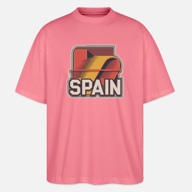 Spain - Stanley/Stella Oversized Unisex Bio T-Shirt Blaster 2.0 - Pink